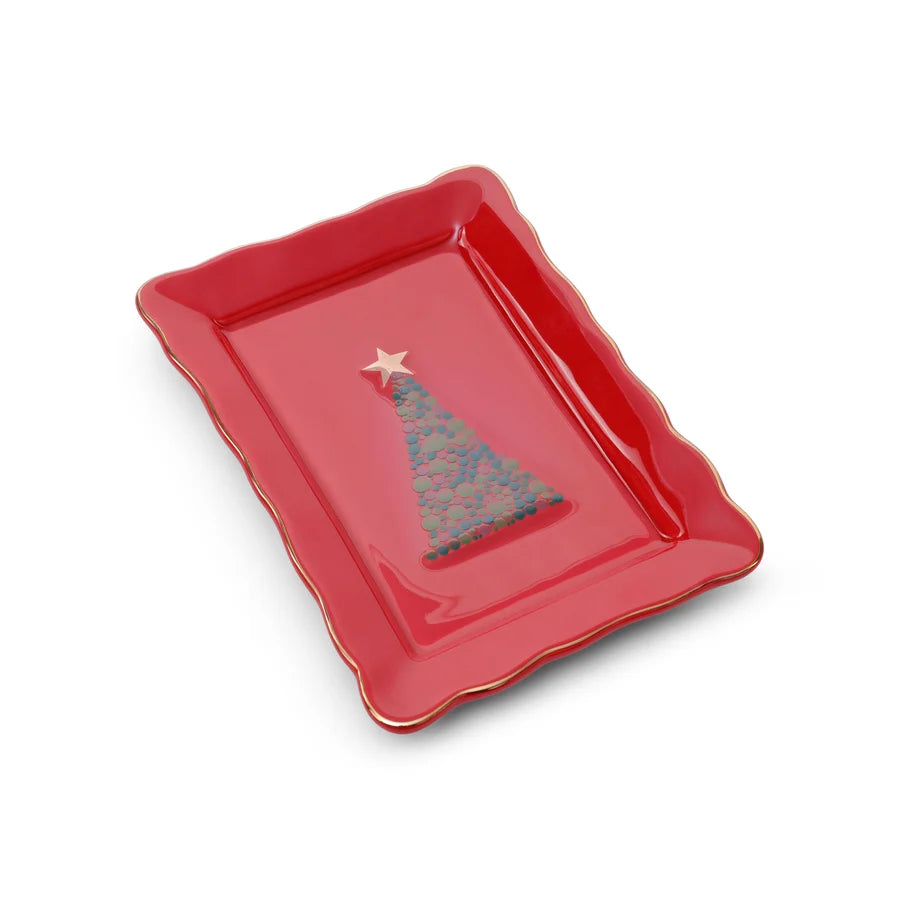 Ceramic Holiday Trinket Dishes
