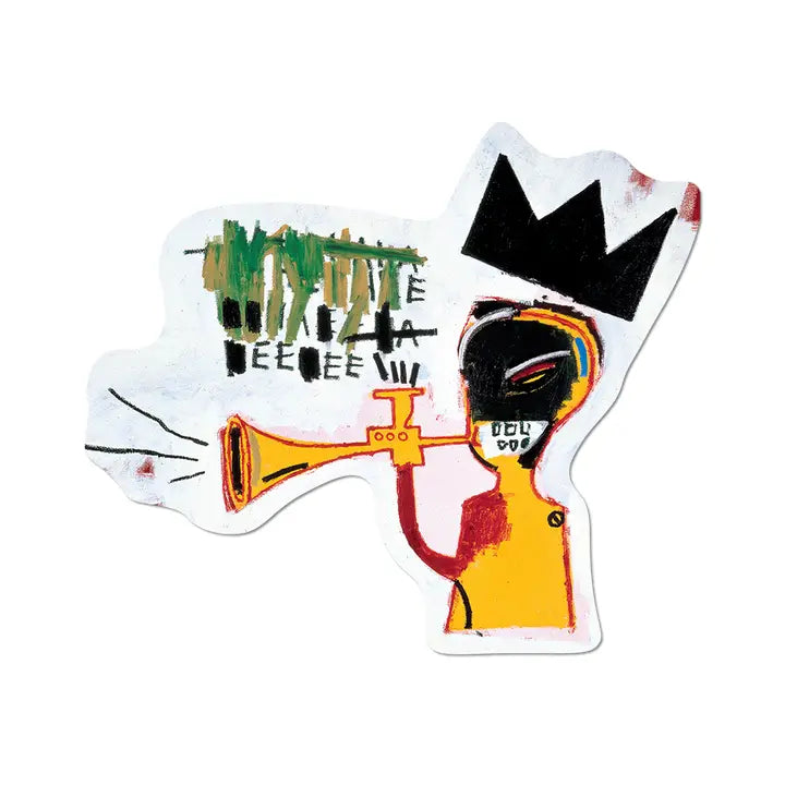 Apply Stickers Basquiat Trumpet Die Cut Sticker