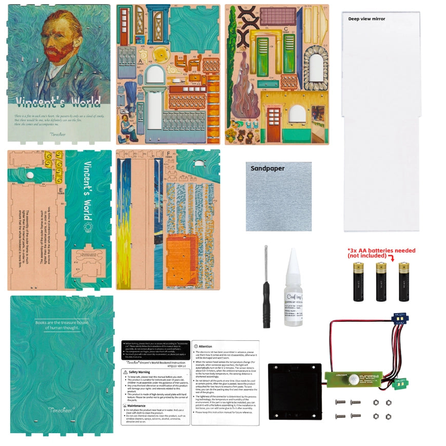 DIY Book Nook Kit: Vincent's World