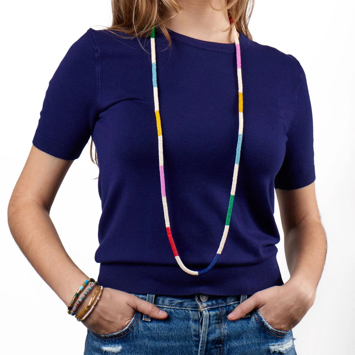 Allie Long Seed Bead Necklace