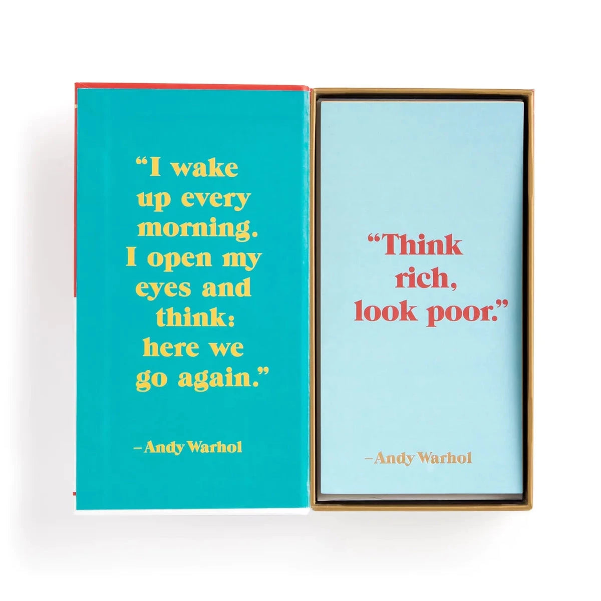 Andy Warhol Philosophy Correspondence Cards