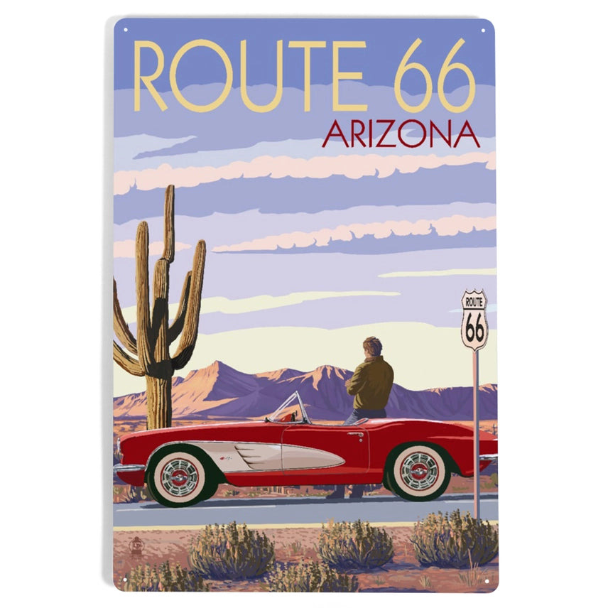 Arizona Route 66 Metal Sign