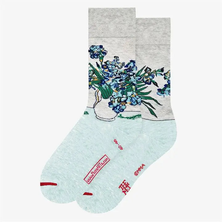 Van Gogh Blue Irises Socks