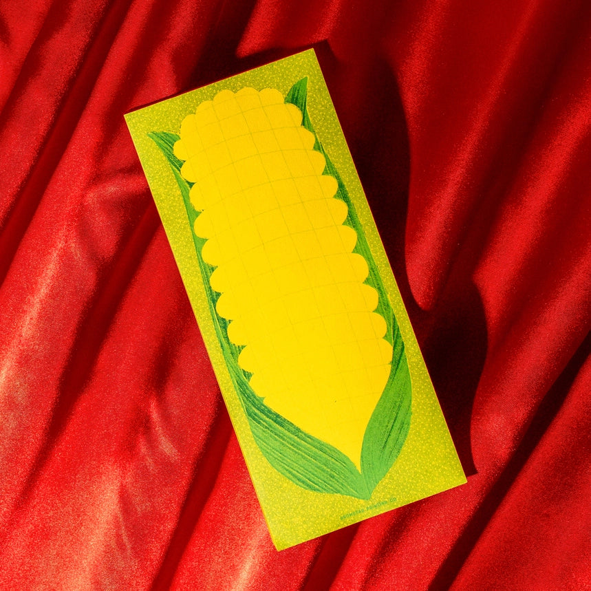 Corn Risograph Notepad