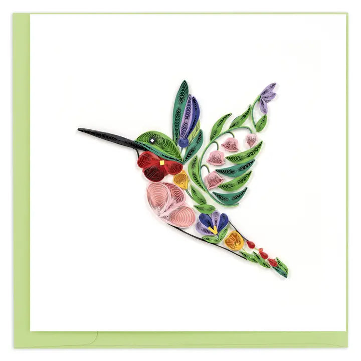 Decorative Bird Quilling Card