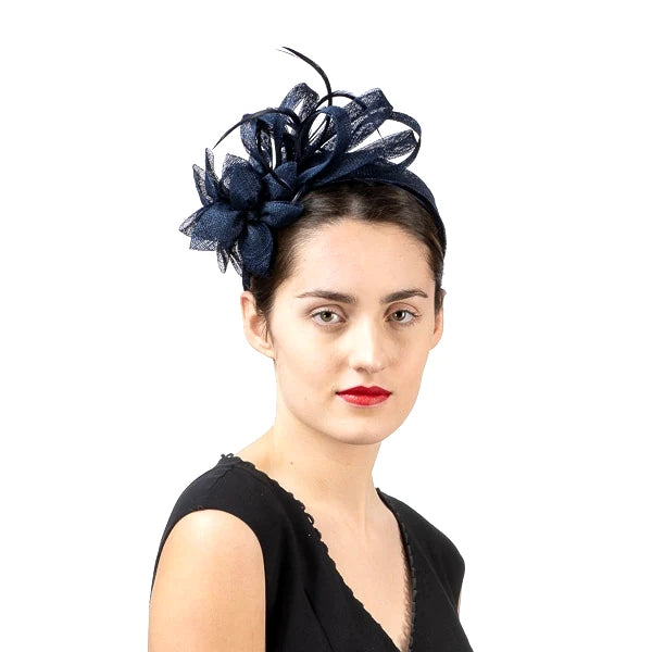 Flower Sinamay Fascinator