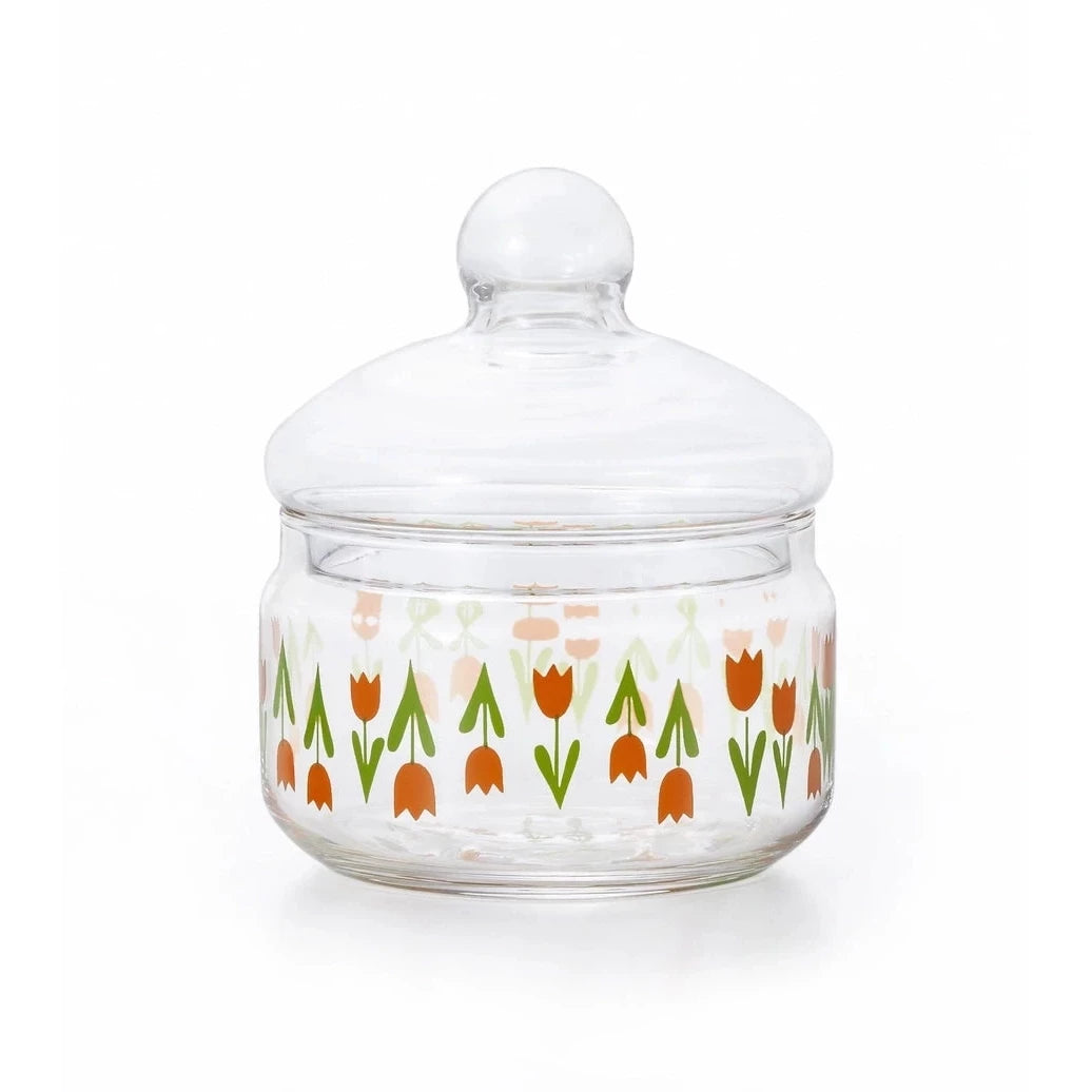 Retro Small Lidded Jar