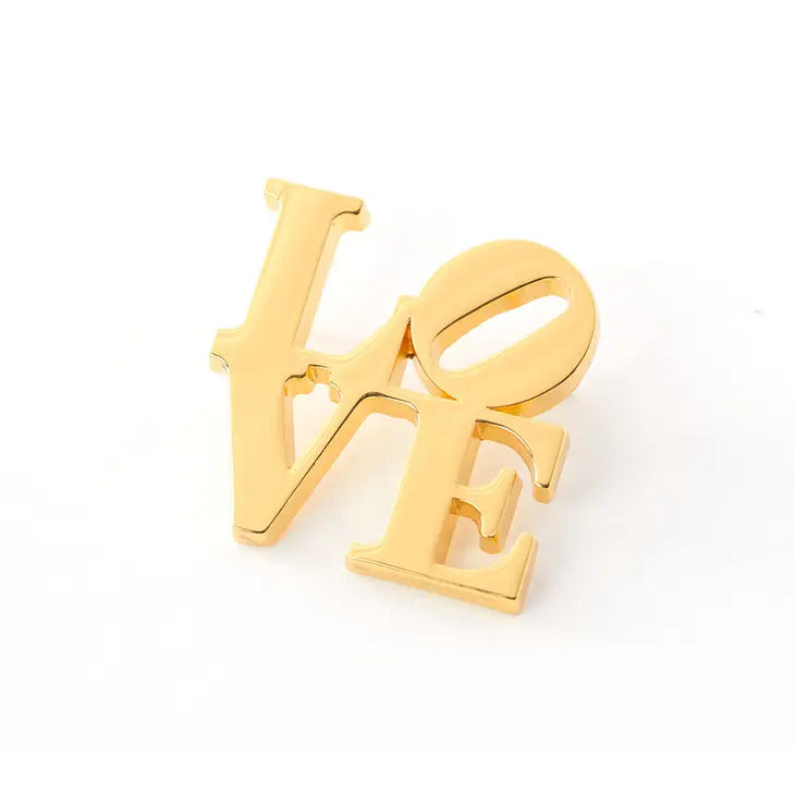 Robert Indiana Love Pin