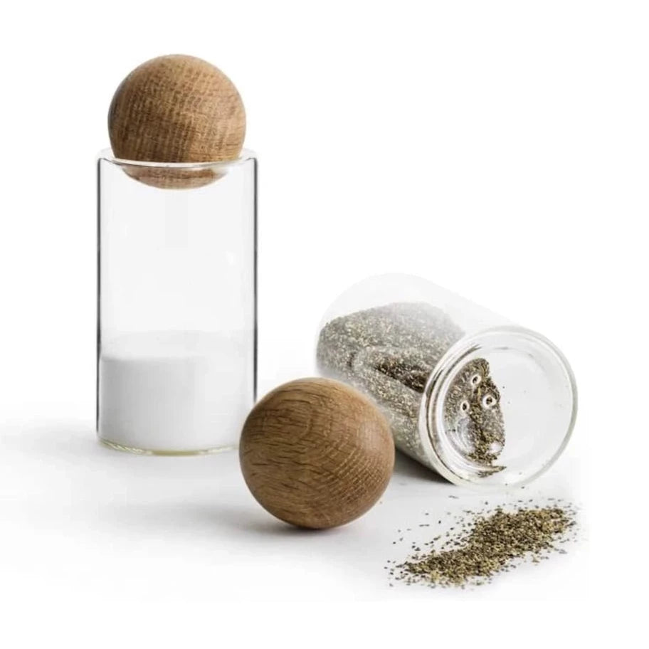 Nature Salt + Pepper Shakers