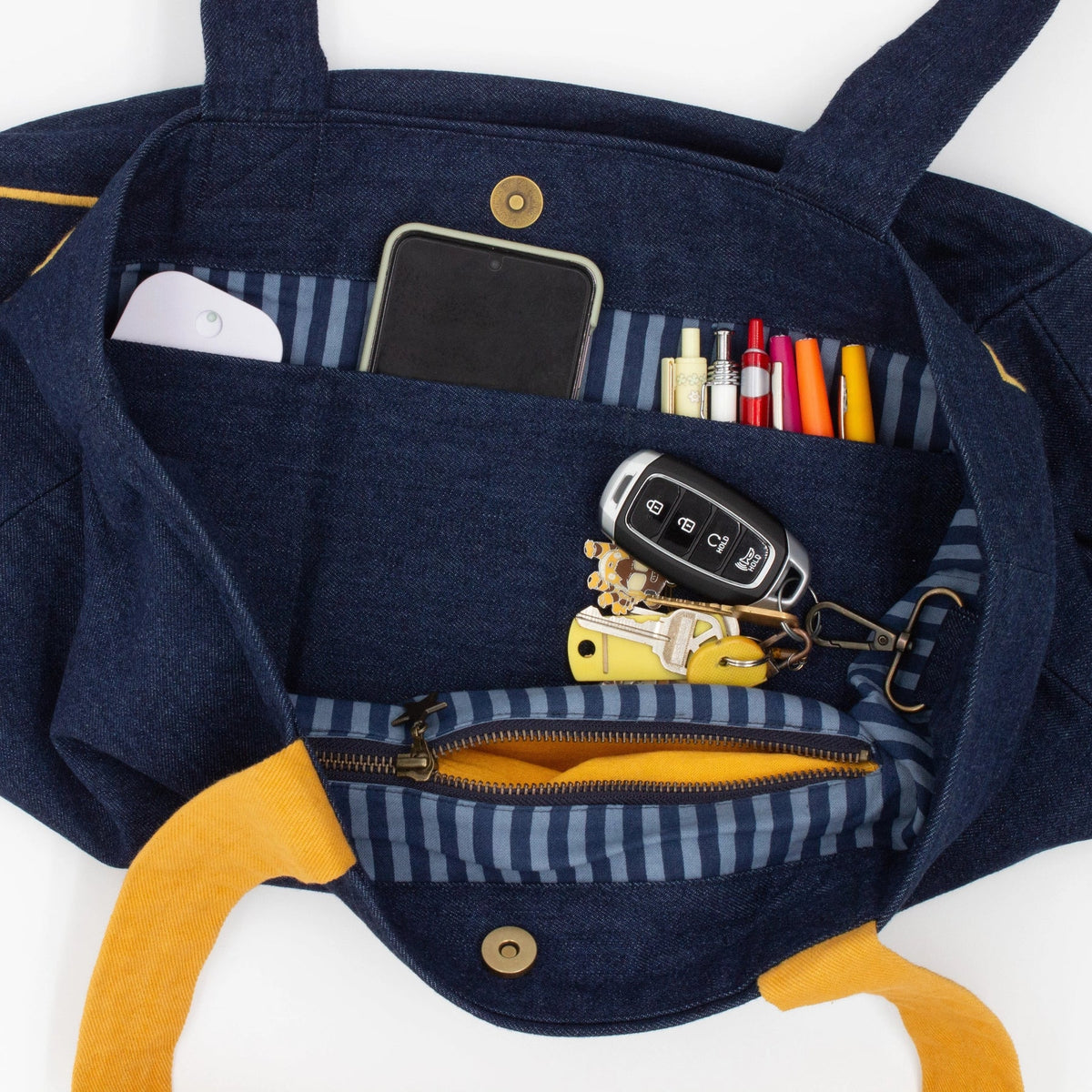 Route 66 Denim Tote