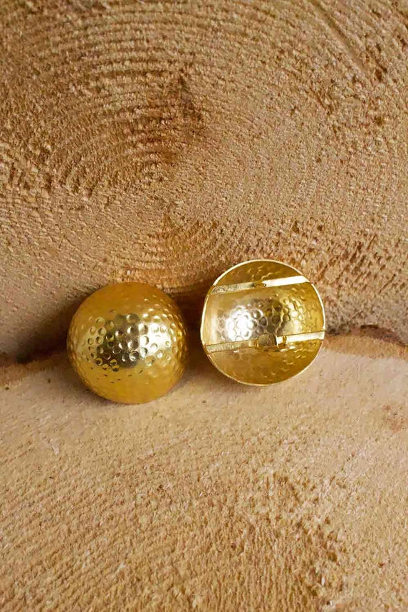 Large Luna Orb Stud Earrings