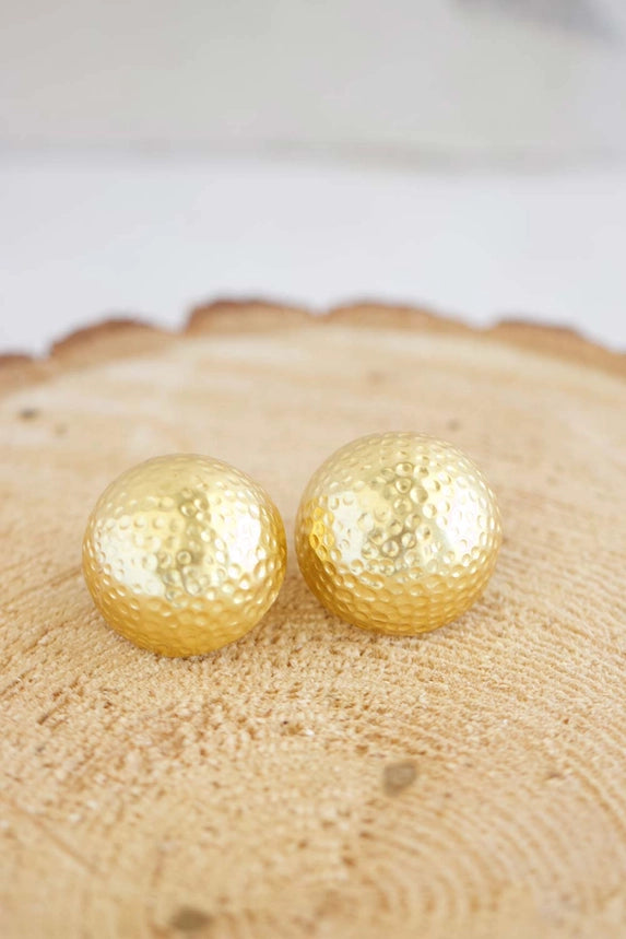 Large Luna Orb Stud Earrings