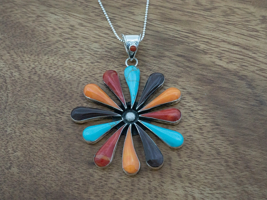 Tejano Daisy Pendant