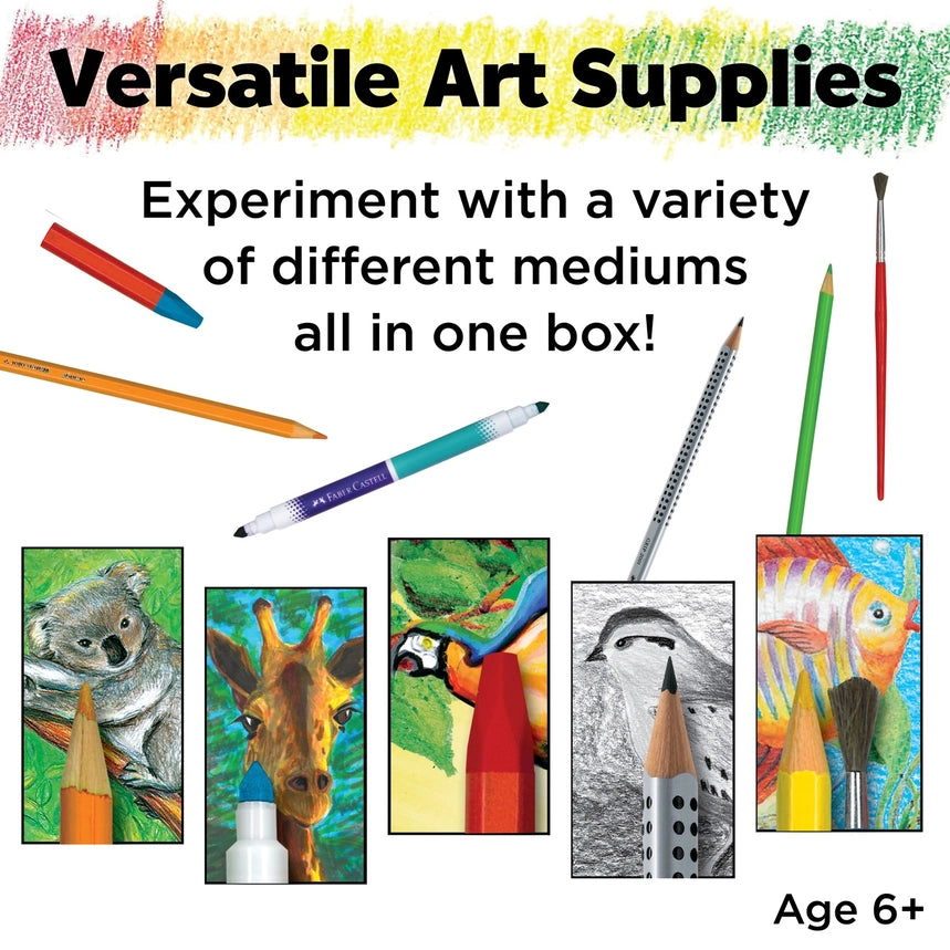64- Piece Young Artist Essentials Art Set Gift Set