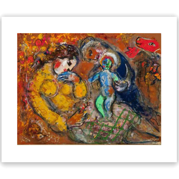 Estampe « La Sainte Famille (Sagrada Familia) » de Marc Chagall