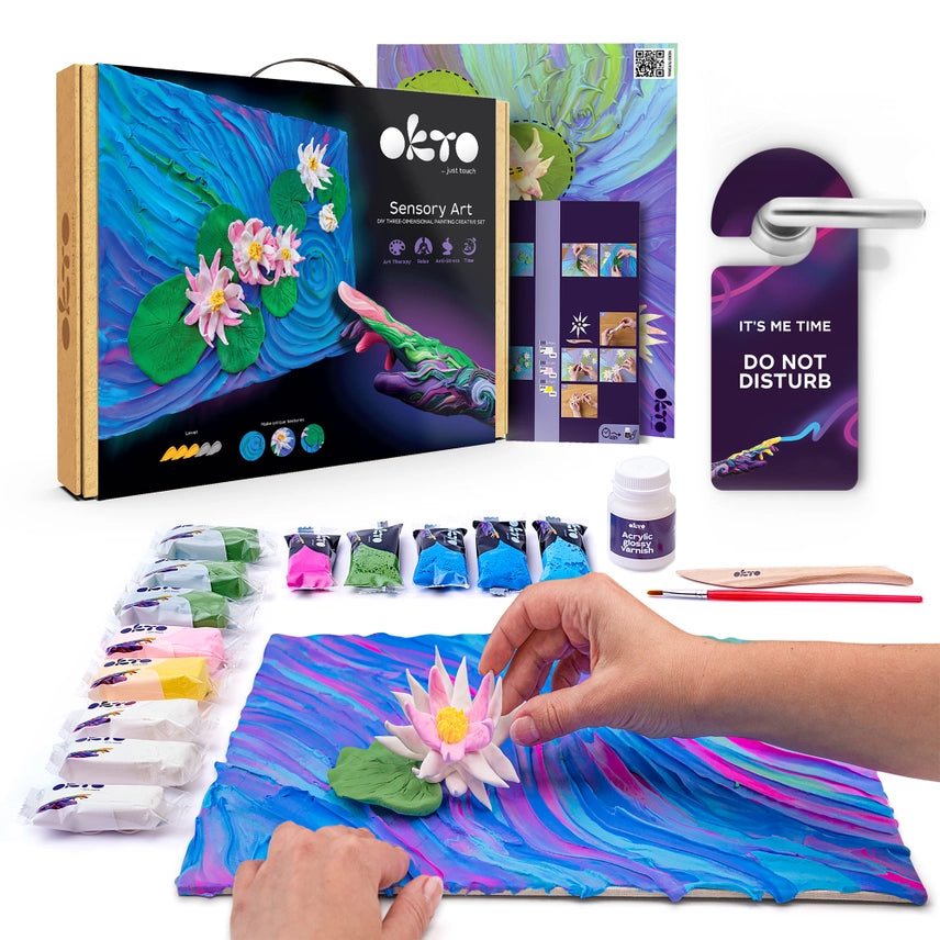 Okto Sensory 3D Clay Painting Kits