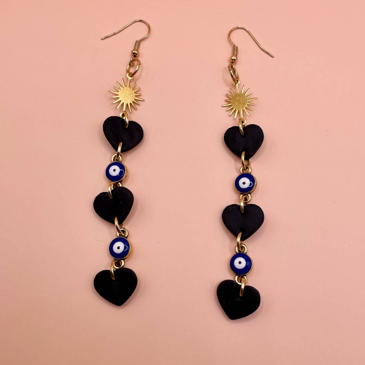 Evil Eye Guardian Statement Earrings