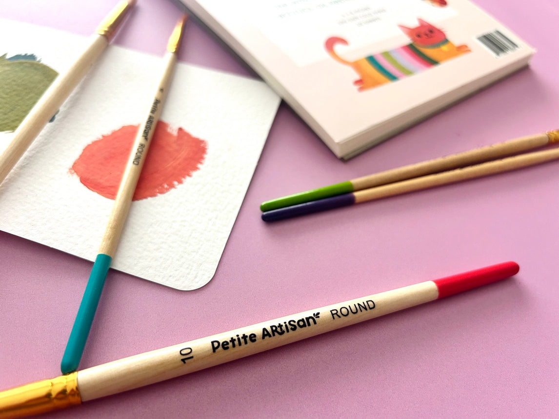 Kids Watercolor Paint Brush Set