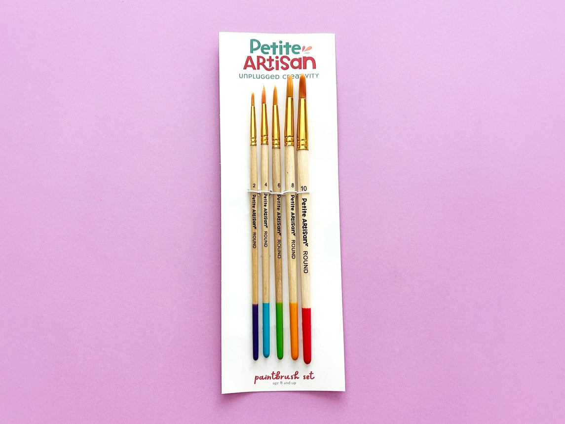 Kids Watercolor Paint Brush Set