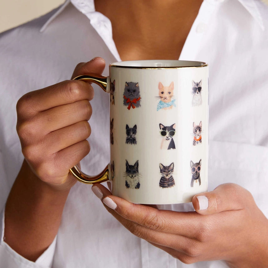 Cool Cats Porcelain Mug