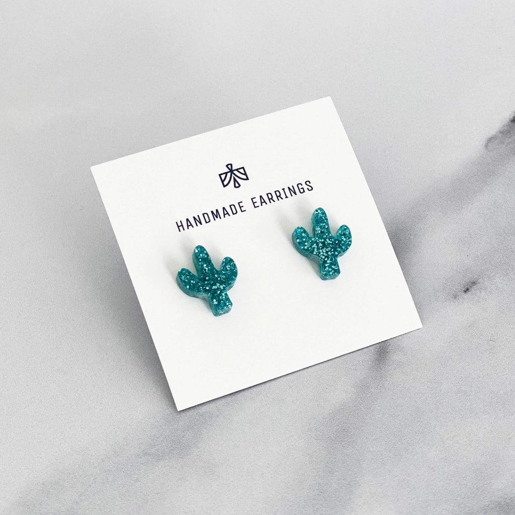 Cactus Stud Earrings