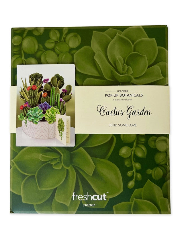 Cactus Garden Pop-Up Greeting Card