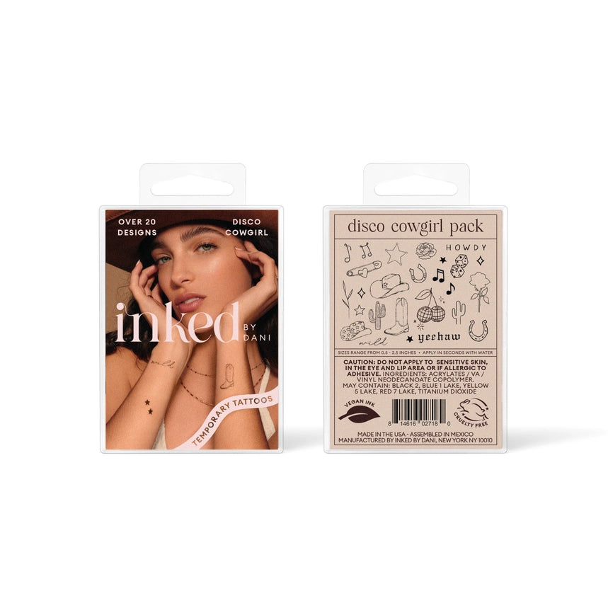INKED by Dani Temporary Tattoos