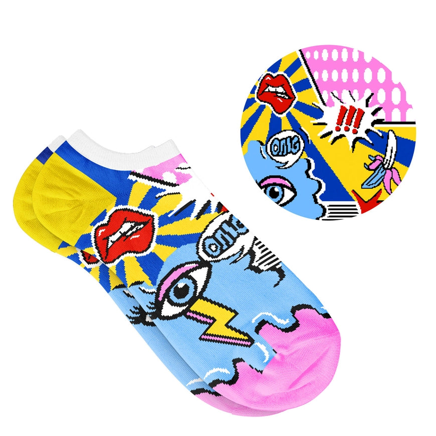 Pop Art Low Socks