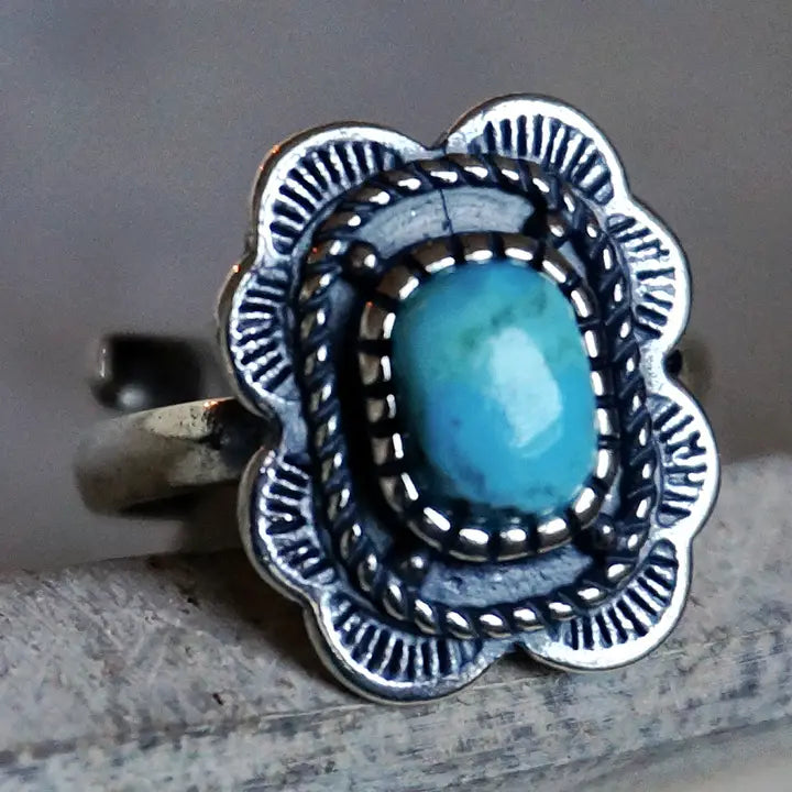 Asia Turquoise Solitaire Ring