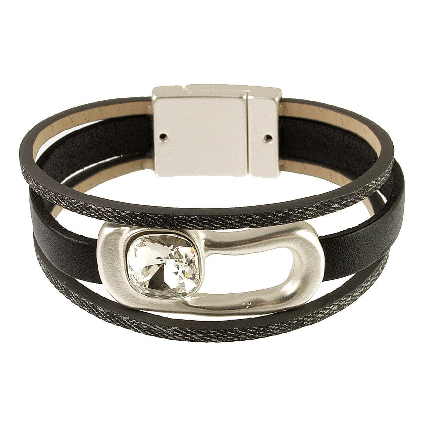 Solstice Crystal Loop Bracelet
