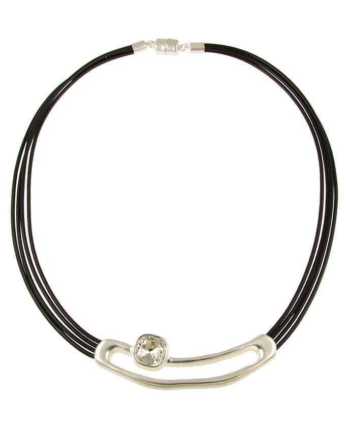 Solstice Crystal Loop Necklace