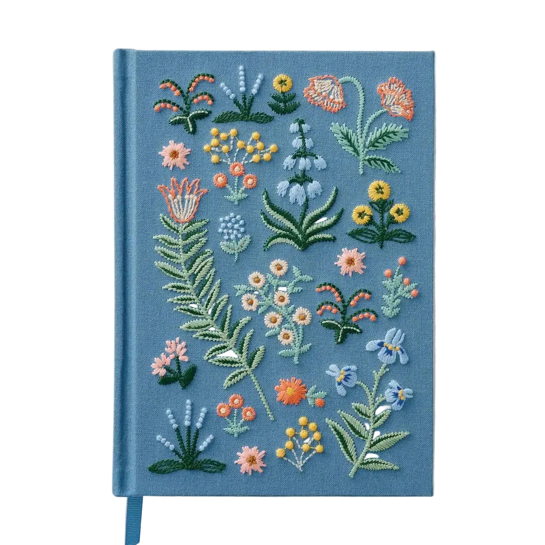 Menagerie Garden Embroidered Journal