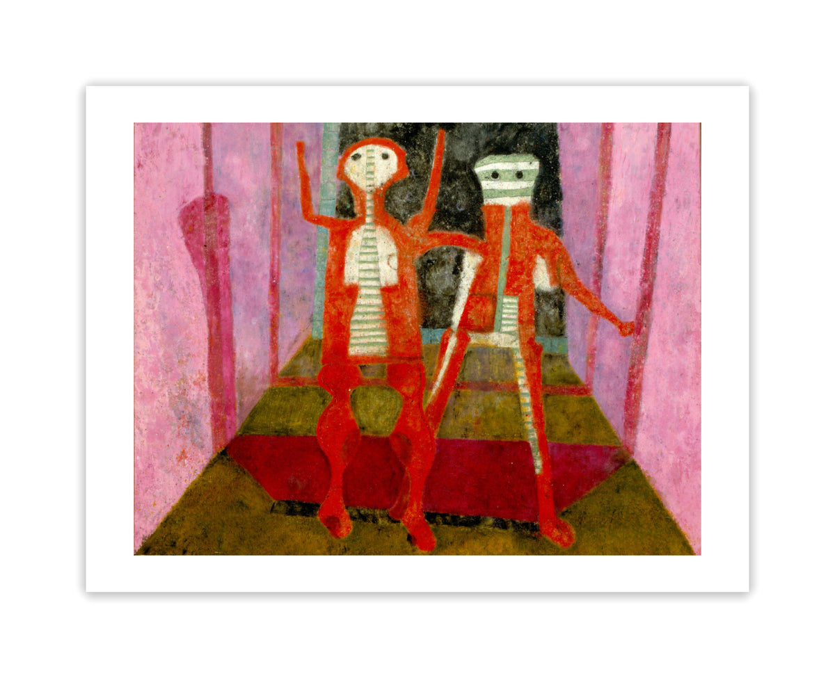 Rufino Tamayo &quot;Dos figuras en rojo (Two Figures in Red)&quot; Print