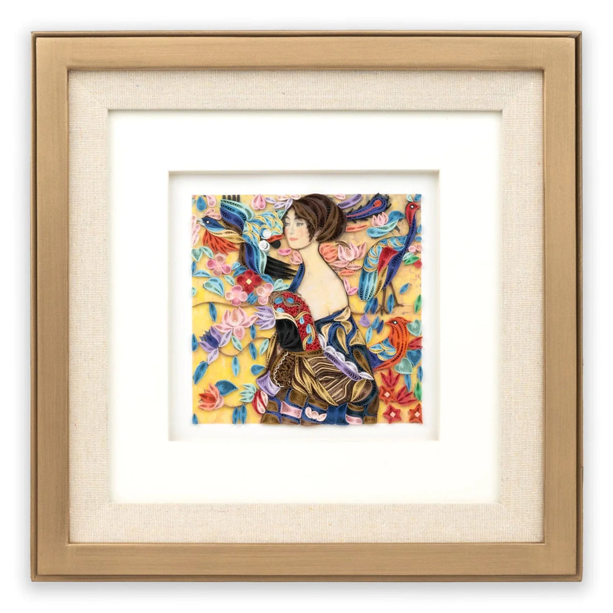 Artist Series Gold Quilling Card Frame