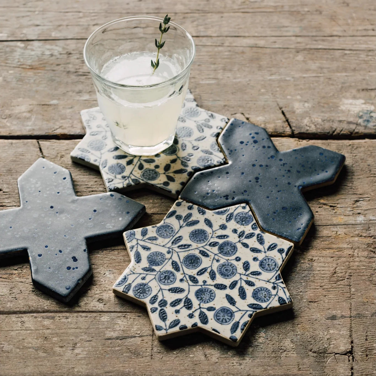 Juego de posavasos de caléndula