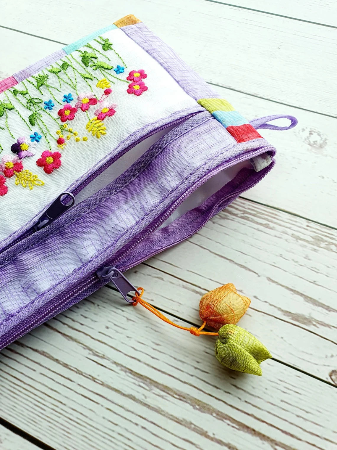 Traditional Embroidered Korean Pouch