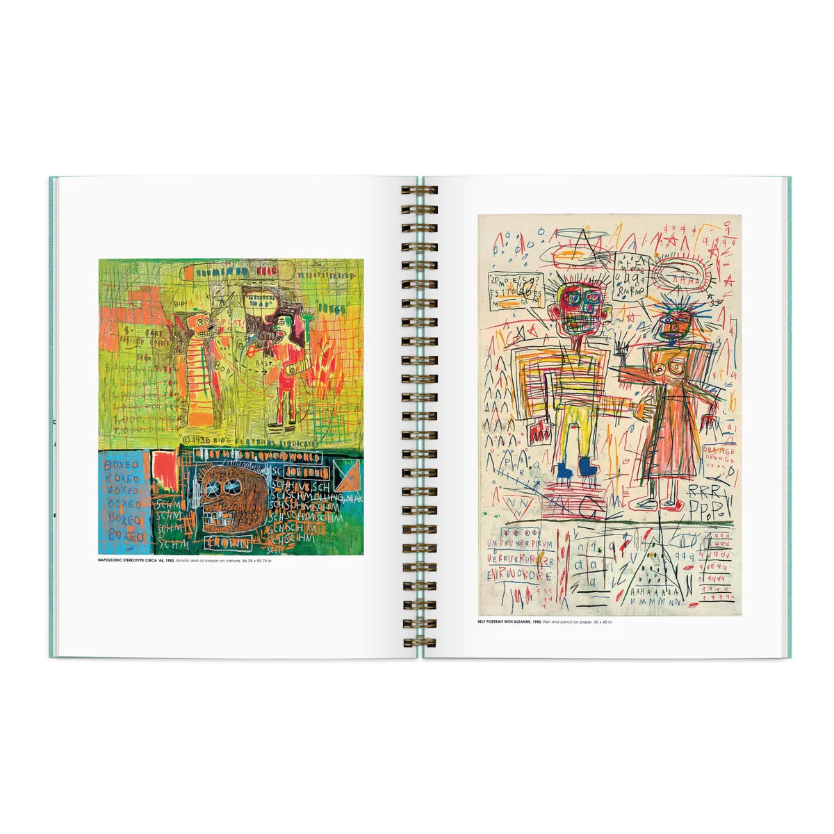 Cuaderno de bocetos inspirador de Jean-Michel Basquiat