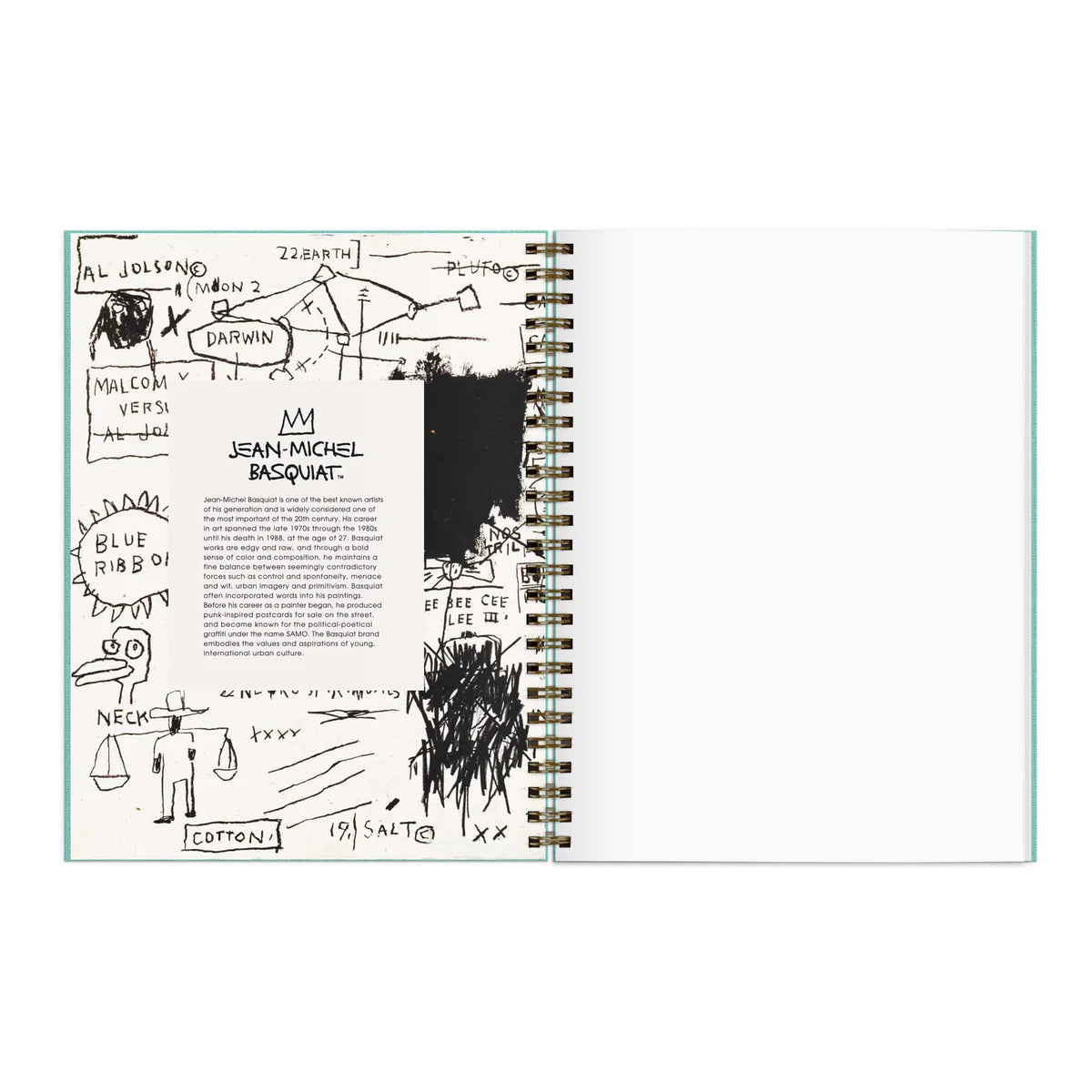 Cuaderno de bocetos inspirador de Jean-Michel Basquiat