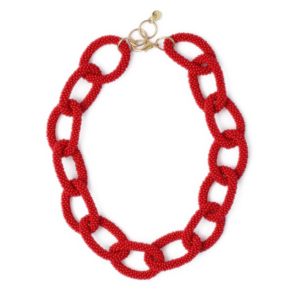 Jenna Chain Link Beaded Necklace