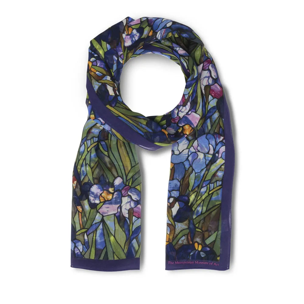 Louis C. Tiffany Iris Scarf