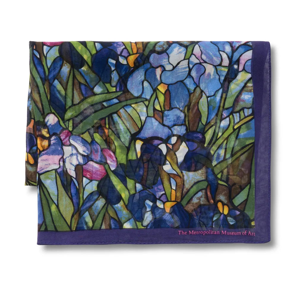 Louis C. Tiffany Iris Scarf