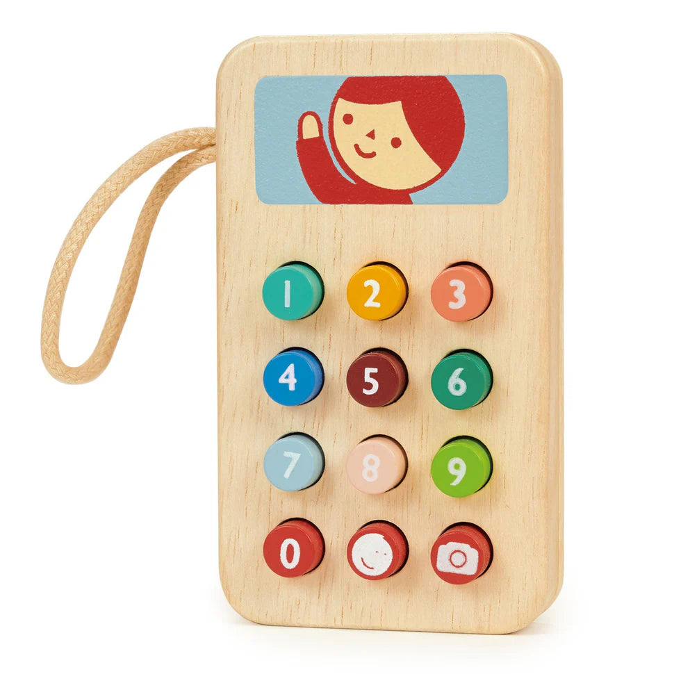 Wooden Pretend Mobile Phone