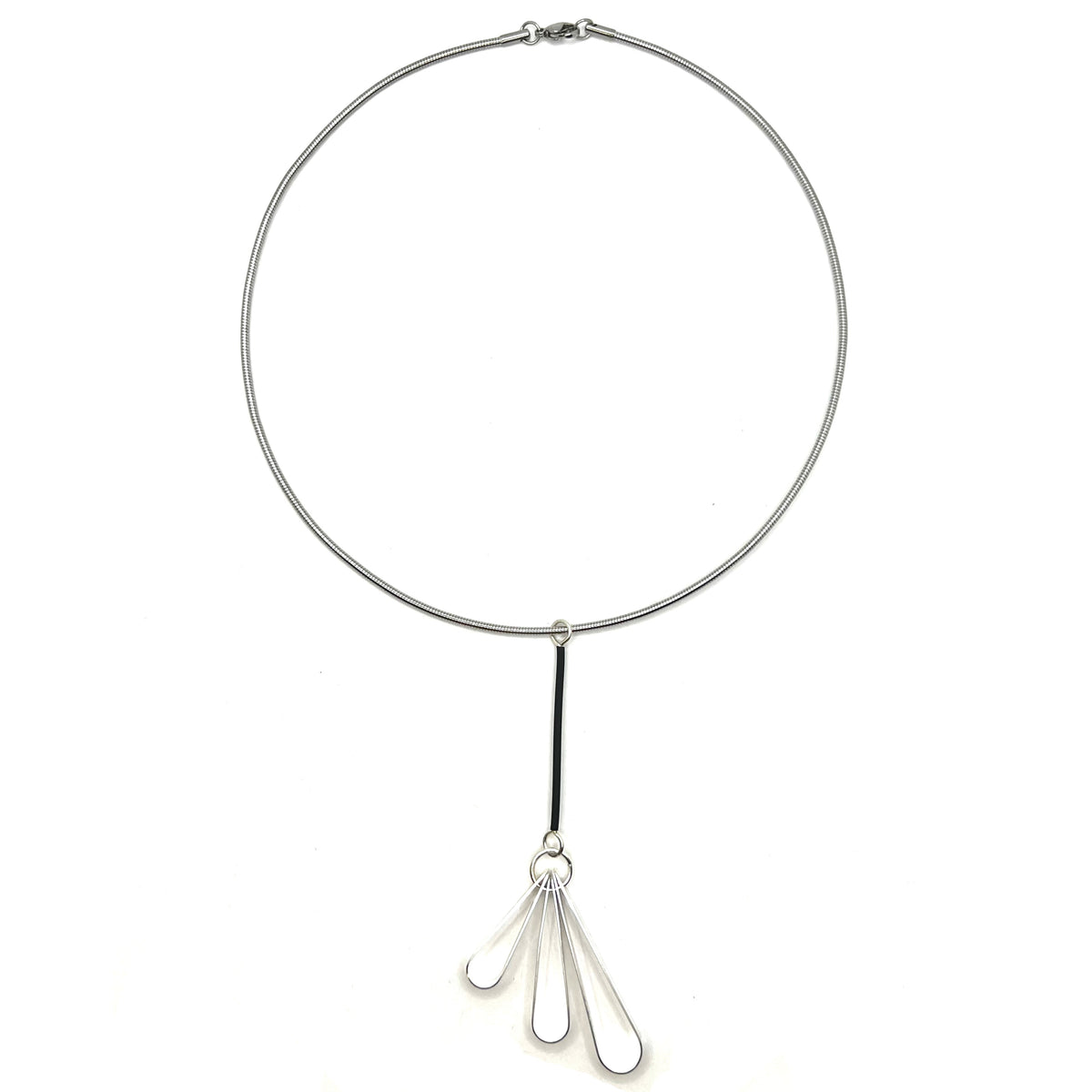 Inteplei Teardrop Trio Necklace