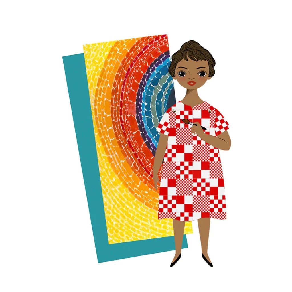 Alma Mailable Paper Doll Card