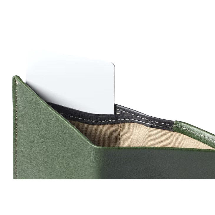 Note Sleeve Hunter Green Wallet