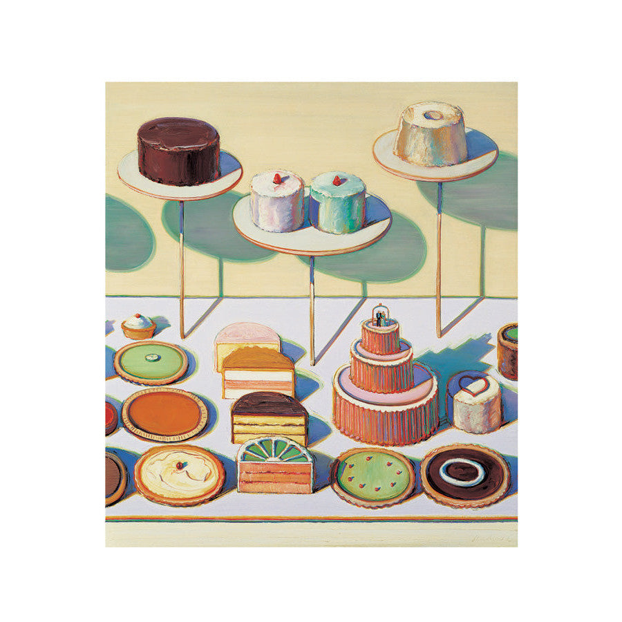 Tarjetas de notas en caja de Wayne Thiebaud Confections