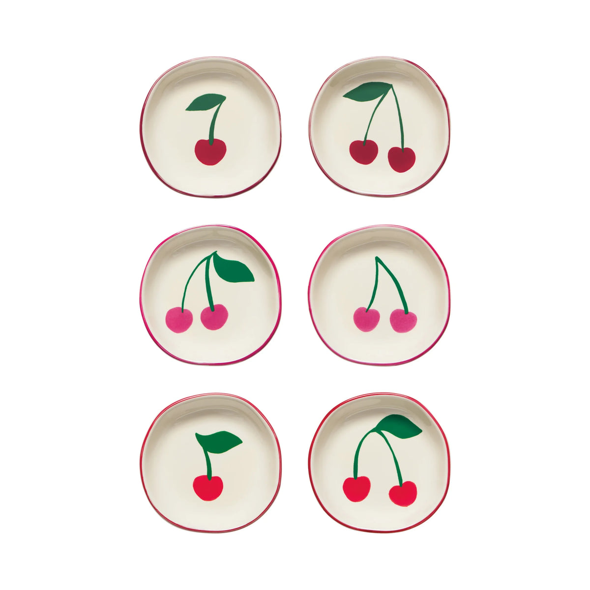 Very Cherry Pinch Bowls Set of 6