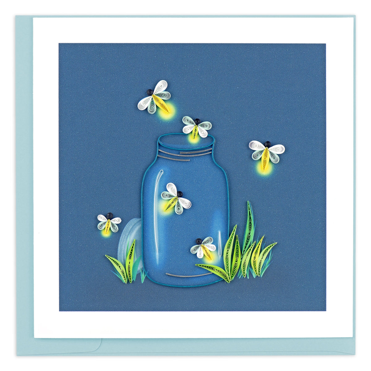 Fireflies Quilling Card