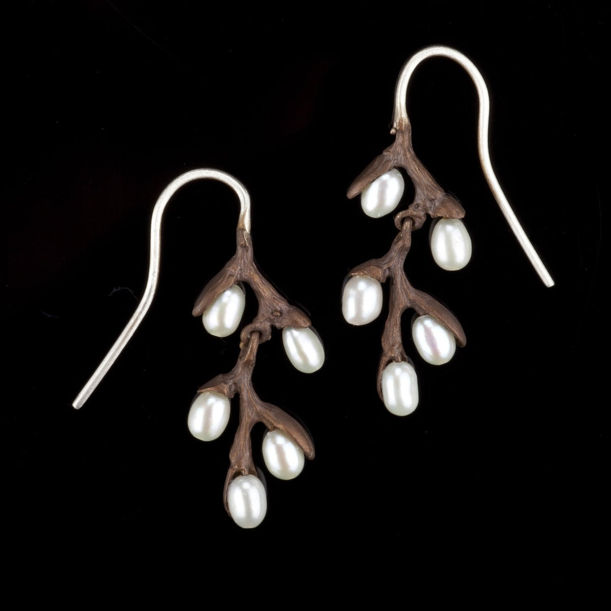 Pussy Willow Drop Earrings - Michael Michaud Design