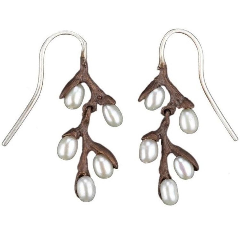 Pussy Willow Drop Earrings - Michael Michaud Design